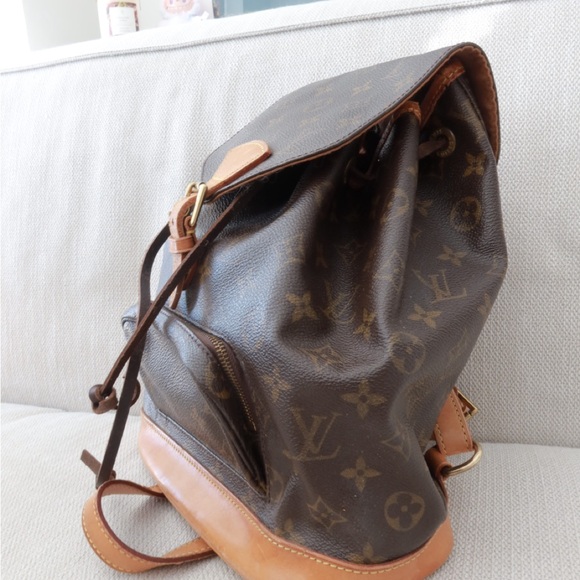 Louis Vuitton Monogram Brown and Tan Backpack